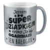 Kubek srebrny dla DZIADKA Jestem super Dziadkiem